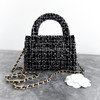 CHANEL 24P Tweed Kelly Nano Shopping Bag *New