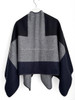 HERMES H Passant Poncho Cashmere/ Silk Twill *New