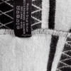 CHANEL Black/ Ecru Reversible CC Blanket Cashmere Wool *New