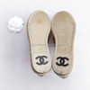 CHANEL Gold CC Espadrilles 36 *New