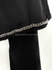 CHANEL 17C Paris-Cuba Little Black Jacket w Braided Tweed Trim 36