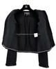 CHANEL 17C Paris-Cuba Little Black Jacket w Braided Tweed Trim 36
