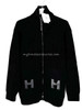 HERMES H Pocket Wool Knit Jacket 36 *New
