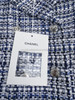 CHANEL 20P Tweed Jacket 34 Blue/ White *New