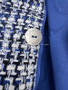 CHANEL 20P Tweed Jacket 34 Blue/ White *New
