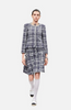 CHANEL 18P Fantasy Tweed Fringed Jacket 40 Blue