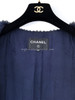 CHANEL 18P Fantasy Tweed Fringed Jacket 40 Blue