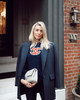 CHANEL 19K CC Teddy Sweater 36 Navy