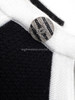CHANEL 24C Sleeveless Knit Mini Dress 36 Black/ White