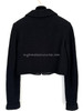 CHANEL 22C Runway Little Black Jacket 34