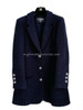 CHANEL 21P Tweed Blazer Jacket 38 Navy
