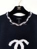 CHANEL 21P Cashmere CC Sweater 38