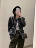 CHANEL 21A Runway Leather Jacket 38 *New