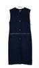 HERMES Cashmere Long Straight Vest 34 *New