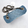 CHANEL 24S Blue Ombre Denim Mini Rectangular Flap GHW