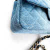 CHANEL 24S Blue Ombre Denim Mini Rectangular Flap GHW