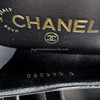 CHANEL Black Patent Mary Janes CC Turnlock 38 *New