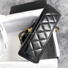 CHANEL Black Kelly Nano Shopping Bag GHW