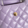 CHANEL 24P Lilac Purple Kelly Nano Shopping Bag GHW *New CHANEL 24P Lilac Purple Kelly Nano Shopping Bag GHW *New