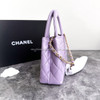 CHANEL 24P Lilac Purple Kelly Nano Shopping Bag GHW *New CHANEL 24P Lilac Purple Kelly Nano Shopping Bag GHW *New