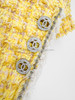 CHANEL 20P Yellow Fantasy Tweed Jacket 34 *New CHANEL 20P Yellow Fantasy Tweed Jacket 34 *New