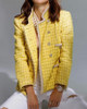 CHANEL 20P Yellow Fantasy Tweed Jacket 34 *New CHANEL 20P Yellow Fantasy Tweed Jacket 34 *New