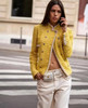 CHANEL 20P Yellow Fantasy Tweed Jacket 34 *New CHANEL 20P Yellow Fantasy Tweed Jacket 34 *New
