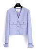 CHANEL 24A Metiers d'Art Purple Tweed Jacket 38 *New