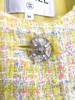CHANEL 24C Runway Yellow Tweed Jacket 36