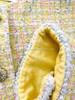 CHANEL 24C Runway Yellow Tweed Jacket 36