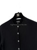 CHANEL 22P Black Knit Long Cardigan/ Dress 36 *New CHANEL 22P Black Knit Long Cardigan/ Dress 36 *New