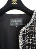 CHANEL 19S Short Sleeve Tweed Jacket Gripoix Buttons 38