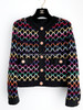 CHANEL 22S Runway Tweed Jacket Black/ Multicolour