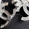 CHANEL 23S Crystal Bow CC Earrings *New