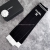 CHANEL 24C CC Logo Gaiters Leg Warmers Black/ White *New