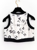 CHANEL 22S Runway Logo Cropped Top S *New