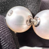 PASPALEY Australian South Sea Oval Pearl Strand Bracelet Diamond PASPALEY Australian South Sea Oval Pearl Strand Bracelet Diamond