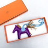 HERMES Rodeo PM Anemone/ Gold/ Celeste HERMES Rodeo PM Anemone/ Gold/ Celeste