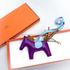 HERMES Rodeo PM Anemone/ Gold/ Celeste HERMES Rodeo PM Anemone/ Gold/ Celeste