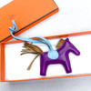 HERMES Rodeo PM Anemone/ Gold/ Celeste HERMES Rodeo PM Anemone/ Gold/ Celeste
