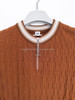 HERMES Chaine d'Ancre Short Sleeve Silk/ Cashmere Knit Top