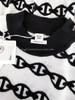 HERMES Chaine d'Ancre Cashmere/ Silk Knit Sweater 36 *New
