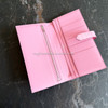 HERMES 5P Pink Matte Alligator Bearn Soufflet Wallet *New
