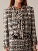 CHANEL 22C Runway Ribbon Tweed Jacket 36 *New