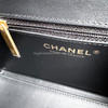 CHANEL Black Kelly Nano Shopping Bag GHW *New