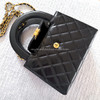 CHANEL Black Kelly Nano Shopping Bag GHW *New