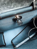 HERMES Herbag Zip 31 Retourne Bleu Thalassa/ Noir W HERMES Herbag Zip 31 Retourne Bleu Thalassa/ Noir W