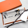 HERMES 2025 'Paddock' Cashmere/ Silk Shawl 140 Naturel *New HERMES 2025 'Paddock' Cashmere/ Silk Shawl 140 Naturel *New