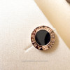 BVLGARI Bvlgari Single Stud Earring (Pair) Onyx/ Rose Gold