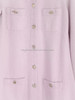 CHANEL 22B Lucky Charms Dress/ Cardigan 38 Lt Pink